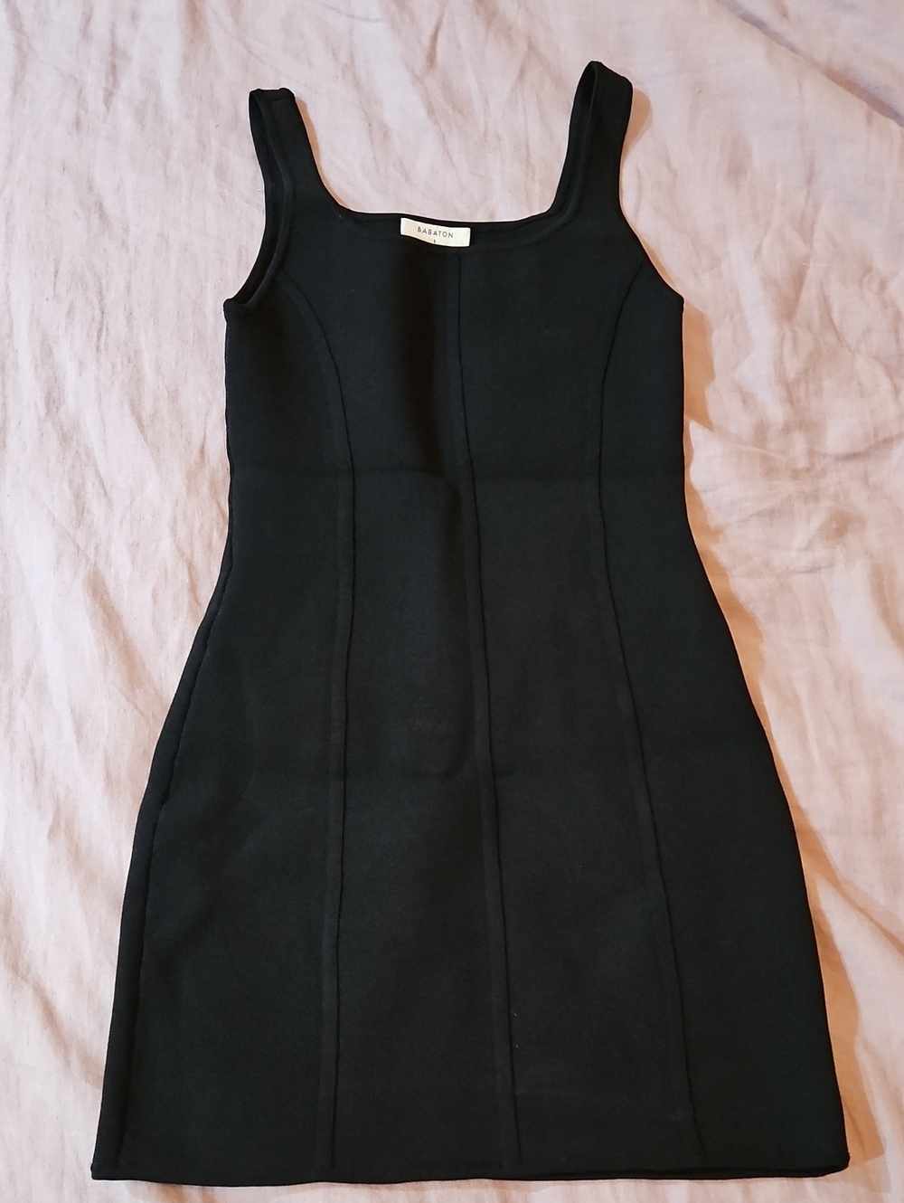 Babaton Square Neck Contour Dress